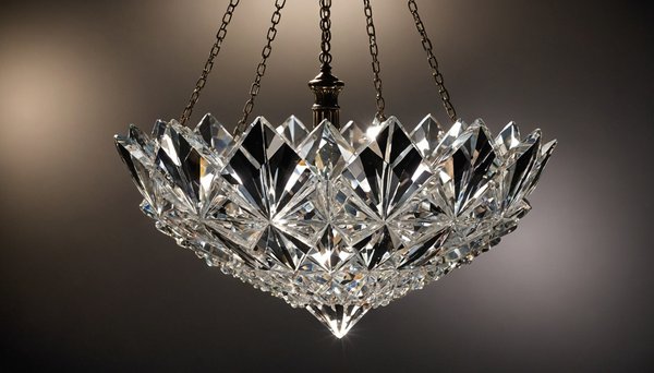 La suspension en cristal de saint louis: un art de lumière