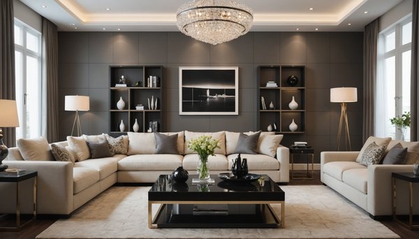 Sélection de meubles design indispensables pour sublimer votre salon moderne